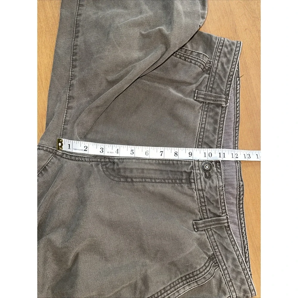 GH Bass & Co Maine‎ Canvas Terrain Cargo Pants Men 34x30 Olive Rugged